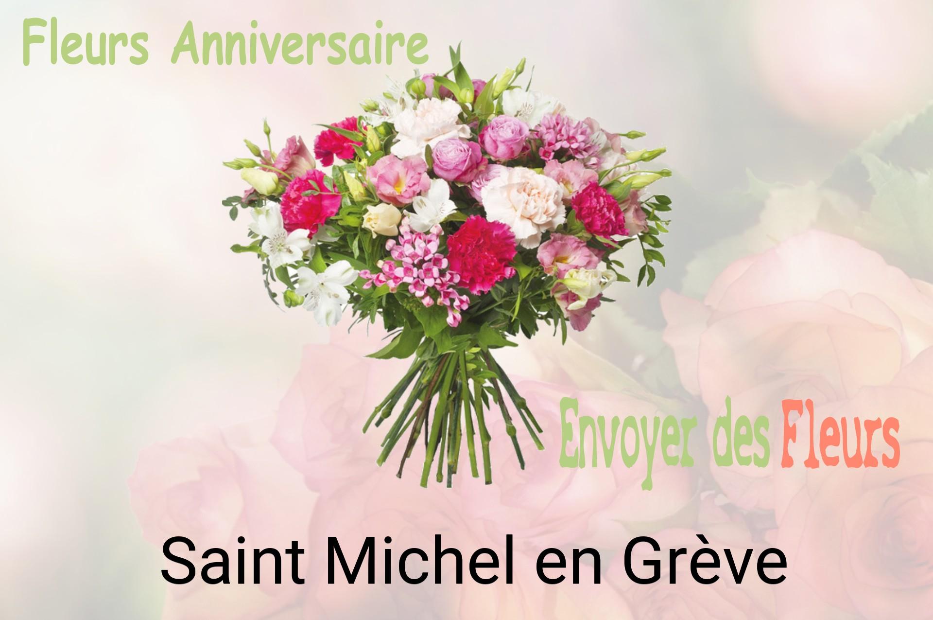 Bouquet de fleurs d’anniversaire livré à Saint-Michel-en-Grève