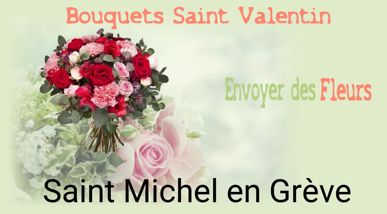 Roses de Saint-Valentin livrées à Saint-Michel-en-Grève